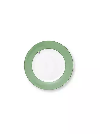PIP STUDIO | Speiseteller LILY & LOTUS 26,5cm Uni Light Green | 